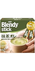 Amazon.co.jp: AGF ブレンディ スティック 抹茶オレ 【 粉末 抹茶